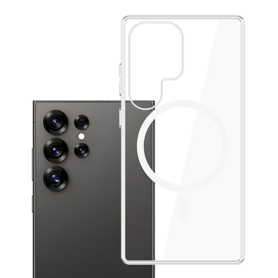 3mk Clear MagCase for Samsung Galaxy S25 Ultra - transparent