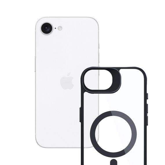 3mk Satin Armor MagCase for Apple iPhone 16e / SE 4 - Transparent