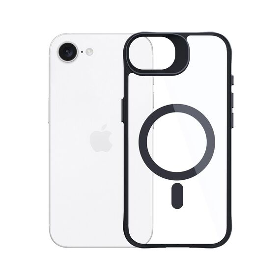 3mk Satin Armor MagCase for Apple iPhone 16e / SE 4 - Transparent