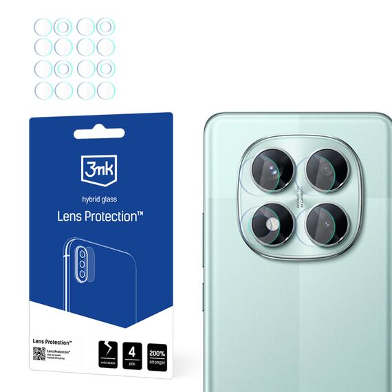 Hybrid Glass for Camera Lens 3mk Lens Protection for Xiaomi Redmi Note 14 Pro | Techbox