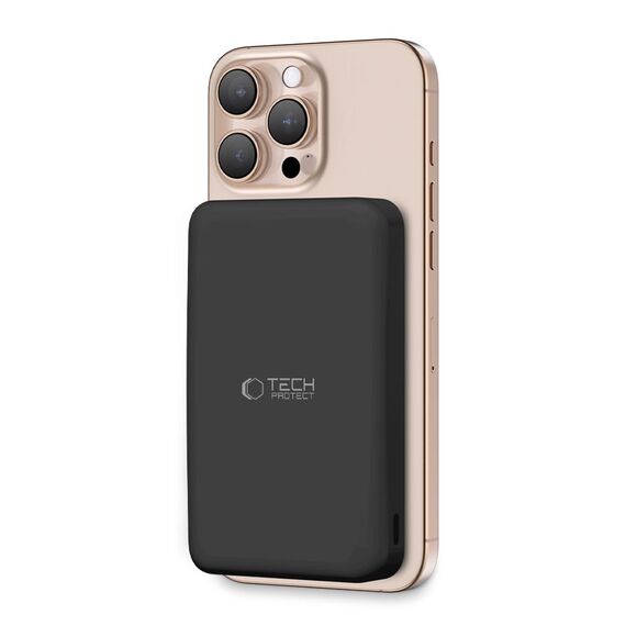 Powerbank Tech-Protect PB24 LifeMag QI2 MagSafe 10000 mAh - black - Powerbanks - Smartphone Chargers - Techbox