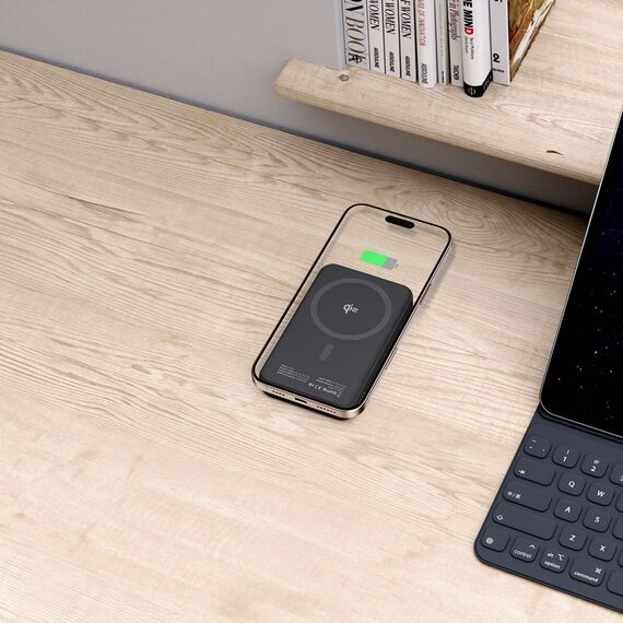 Powerbank Tech-Protect PB24 LifeMag QI2 MagSafe 10000 mAh - black - Powerbanks - Smartphone Chargers - Techbox