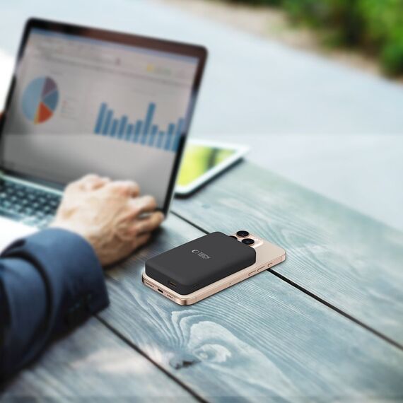 Powerbank Tech-Protect PB24 LifeMag QI2 MagSafe 10000 mAh - black - Powerbanks - Smartphone Chargers - Techbox