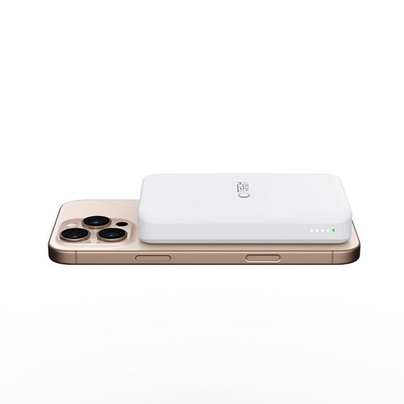 Powerbank Tech-Protect PB24 LifeMag QI2 MagSafe 10000 mAh - white - Powerbanks - Smartphone Chargers - Techbox