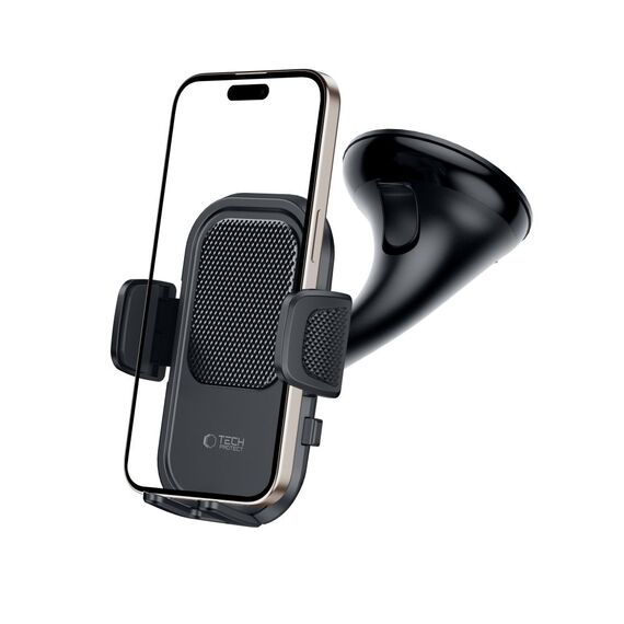 Tech-Protect V8 Car Holder for Dashboard and Air Vent - Black