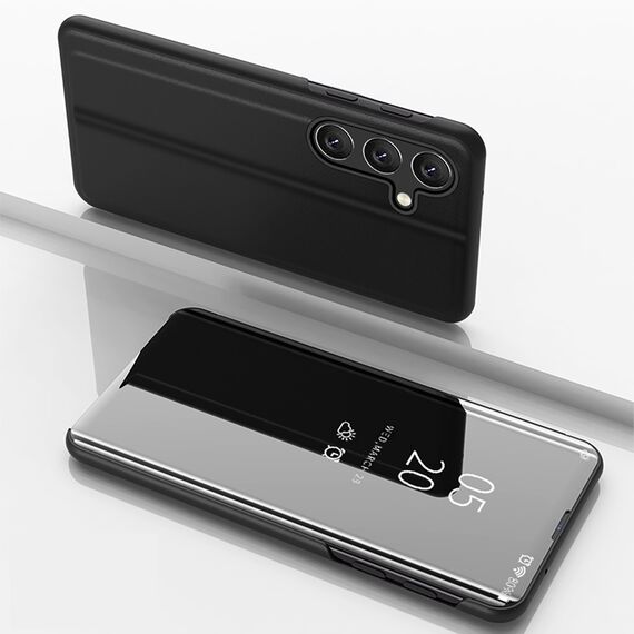 Clear View Case for Samsung Galaxy A36 Cover with Flip - Black - Samsung Cases - Cases - Techbox