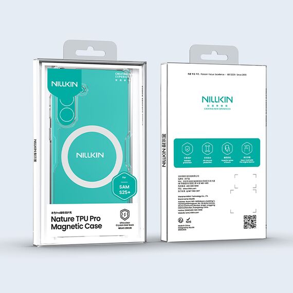 Nillkin Nature TPU Pro Magnetic Case with MagSafe for Samsung S25 - White - Samsung Cases - Cases - Techbox