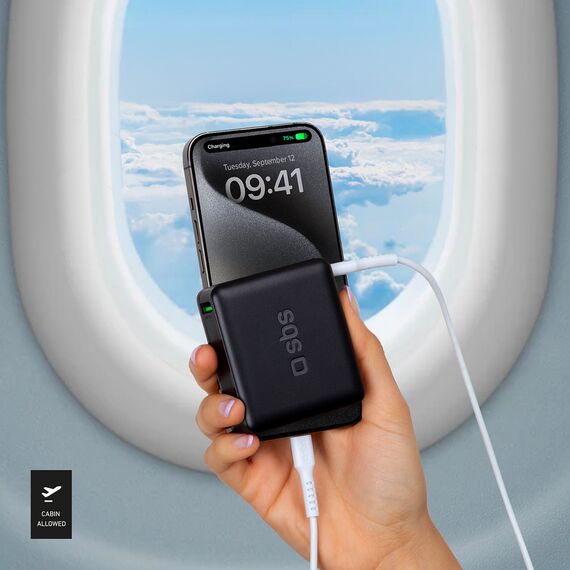 Powerbank SBS TEBB10000HDPD20K 10000 mAh with Power Delivery - black - Powerbanks - Smartphone Chargers - Techbox