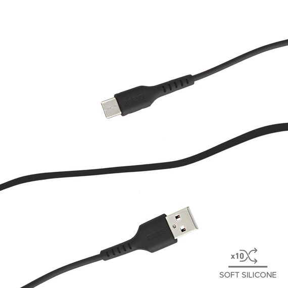 SBS TECABLEMICRO2K USB-A - Micro-USB Cable 2 m - Black | Techbox