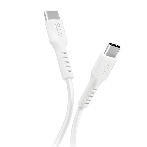 SBS TECABLETCC10W USB-C Cable - USB-C Power Delivery 25W 1 m - white | Techbox