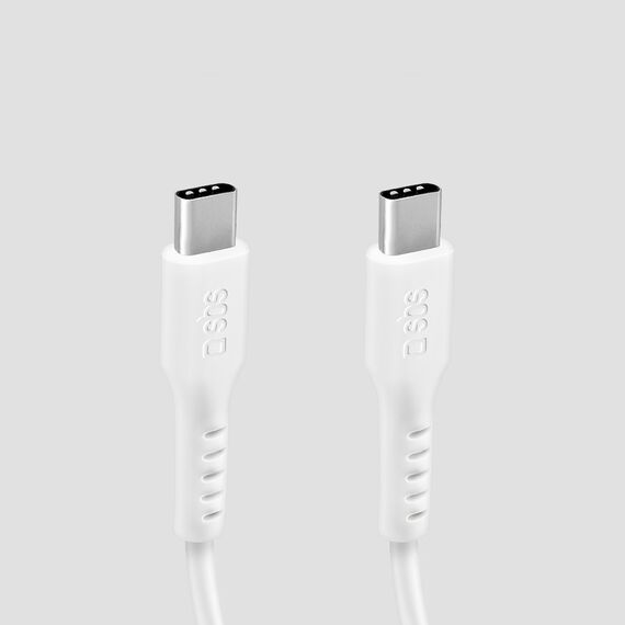 SBS TECABLETCC10W USB-C Cable - USB-C Power Delivery 25W 1 m - white | Techbox