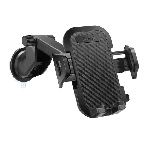 SBS TEHWSUPWIND smartphone holder telescopic with suction cup - black | Techbox