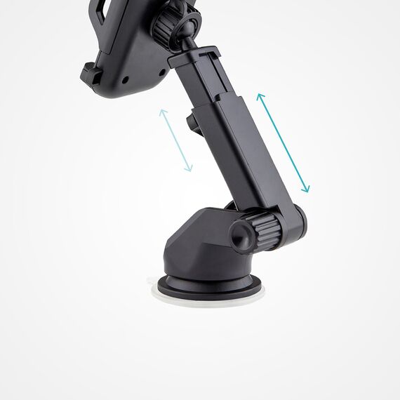 SBS TEHWSUPWIND smartphone holder telescopic with suction cup - black | Techbox