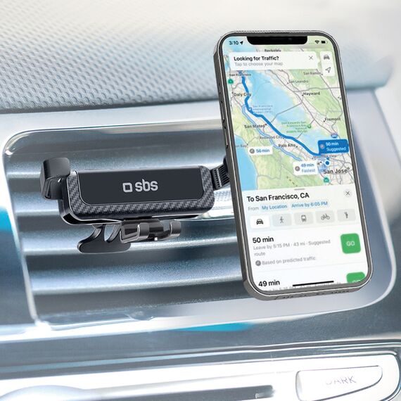 SBS TESUPGRAVSTD gravity smartphone holder - black | Techbox