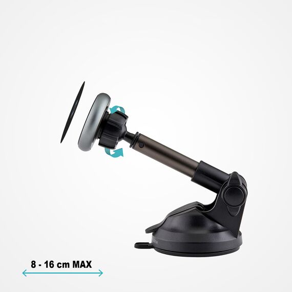 SBS TESUPMAGEXT Telescopic Smartphone Holder Compatible with MagSafe - Black | Techbox