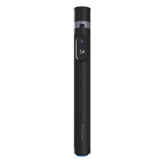 Selfie stick Wozinsky WRZP1 with automatically extendable legs, tripod function, 1.7m - black | Techbox