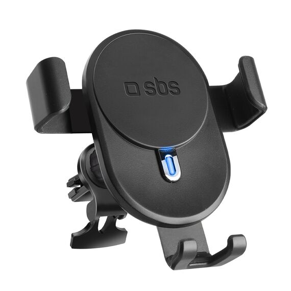 Smartphone holder with inductive charger SBS TESUPWIR10CLIPSTG 10W - black | Techbox