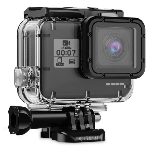 Tech-Protect GA200 Waterproof Case for GoPro Hero 5 / 6 / 7 - Transparent - Uncategorized Cases (2) - Cases - Techbox