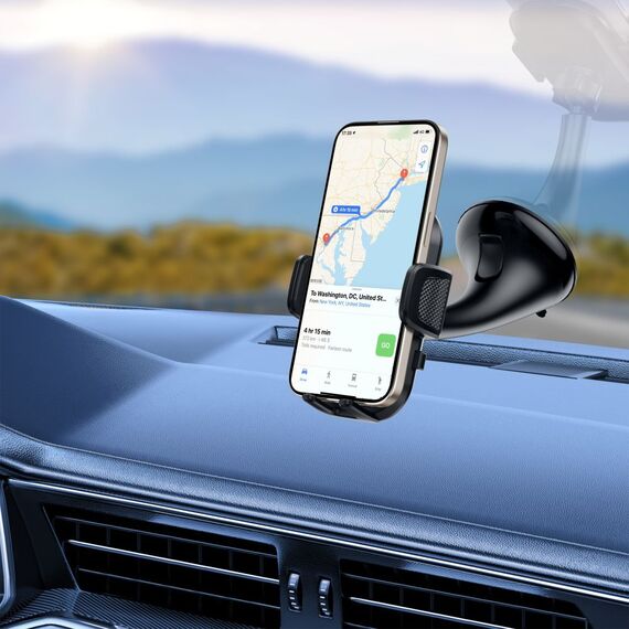 Tech-Protect V8 Car Holder for Dashboard and Air Vent - Black