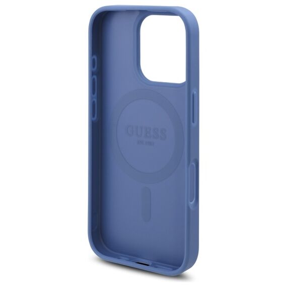 Guess 4G Flowers Print MagSafe case for iPhone 16 Pro - blue - Apple Cases - Cases - Techbox
