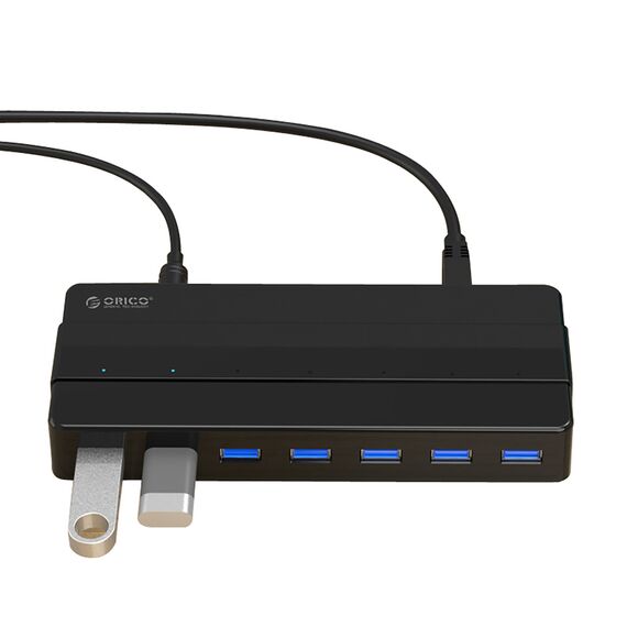 Hub Orico H7928-U3-V1 7x USB-A 3.0 - black | Techbox