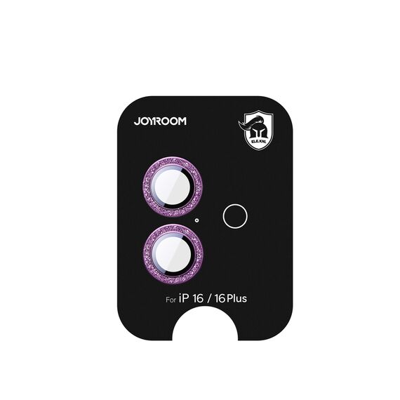 Joyroom JR-MSF0302 protective glass for iPhone 16/16 Plus lenses - pink - Apple iPhone - Screen & Camera Protection - Techbox