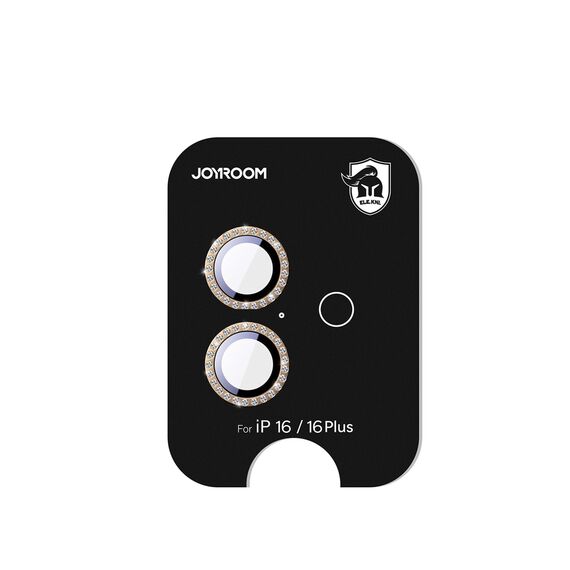 Joyroom JR-MSF0306 Glass Screen Protector for iPhone 16 Pro/16 Pro Max Lenses - Brown - Apple iPhone - Screen & Camera Protection - Techbox