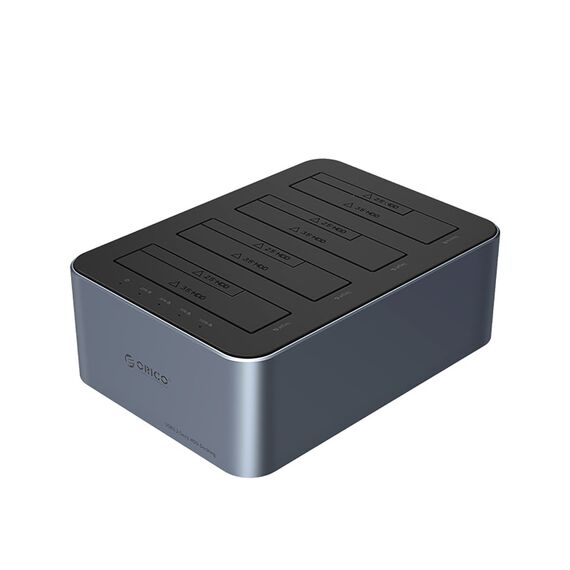 Orico 6646C3-C 4-Drive Docking Station with Offline Clone Function 2.5"/3.5" SATA HDD/SSD - Gray - Cases & Accessories - Hard Drives - Techbox