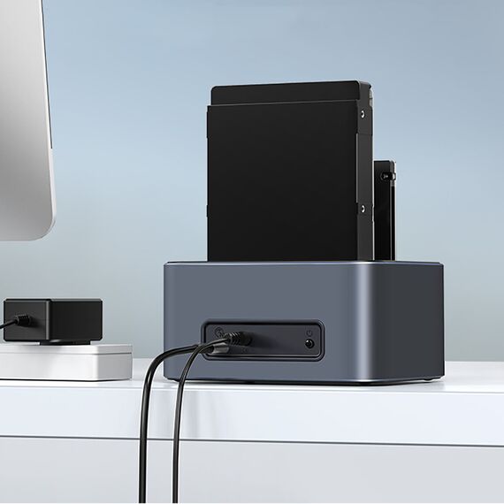 Orico 6656C3-C 5-Bay Docking Station with Offline Clone Function 2.5"/3.5" SATA HDD/SSD - Gray - Cases & Accessories - Hard Drives - Techbox