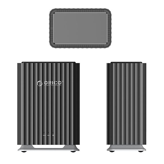 Orico 9728C3 Dual-Big DAS Solution for 2 x 2.5" HDD/SSD / 3.5" HDD - Black - Cases & Accessories - Hard Drives - Techbox