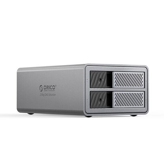 Orico 9828RU3 2 Big DAS Solution ProRAID Disk Array for 2 2.5"/3.5" SATA HDD/SSD Drives with RAID Controller - Gray - Cases & Accessories - Hard Drives - Techbox