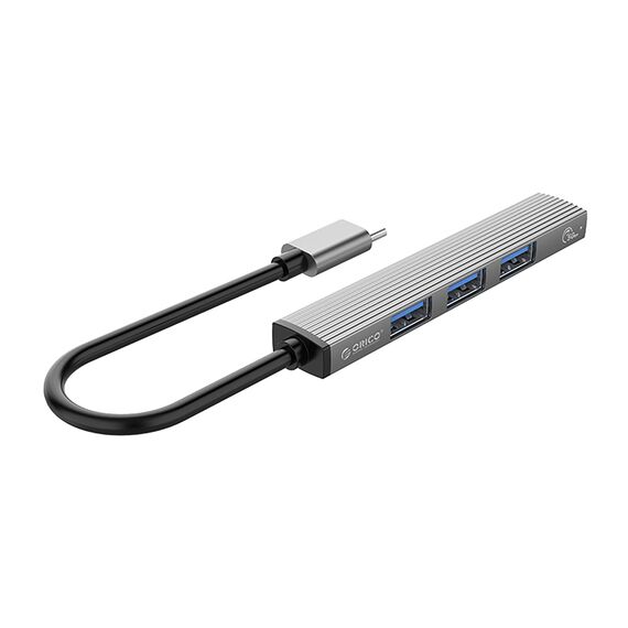 Orico AH-13 USB-C Hub Docking Station 1x USB-A 3.0 + 3x USB-A 2.0 - Gray - USB Hubs & Card Readers - Peripherals - Techbox