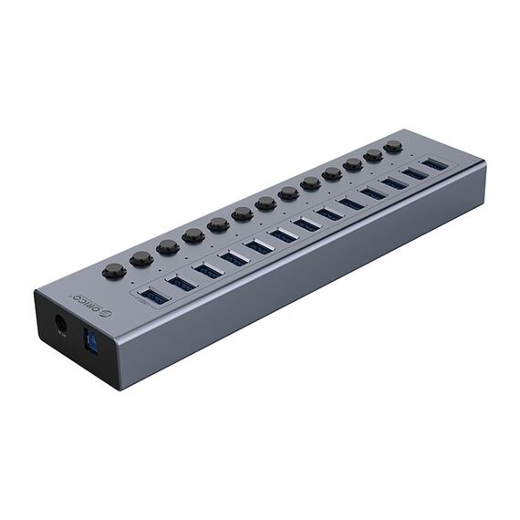 Orico BT2U3-13AB Hub 13x USB-A 3.0 with switches - gray - USB Hubs & Card Readers - Peripherals - Techbox