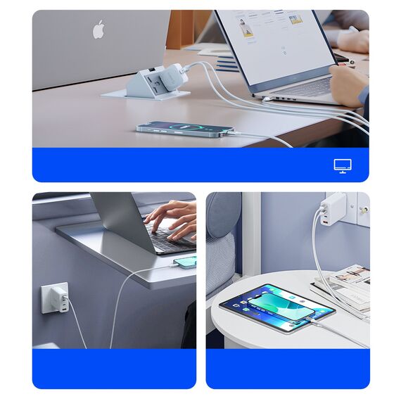 Orico CDX 60W 3A Power Delivery USB-C - USB-C 1m Cable - White - Cables & Adapters - Cables & Accessories - Techbox