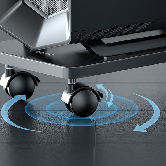 Orico CPB6 Computer Stand with Wheels - Black