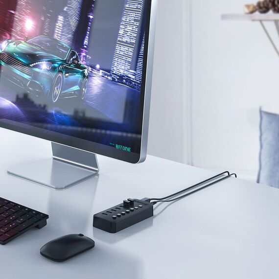 Orico CT2U3-13AB 13x USB-A 3.0 Hub with Switches - Black - USB Hubs & Card Readers - Peripherals - Techbox