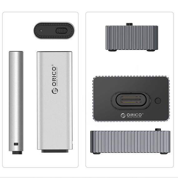 Orico IT18C3 Docking Station for M.2 NVMe/SATA Drive - Gray | Techbox