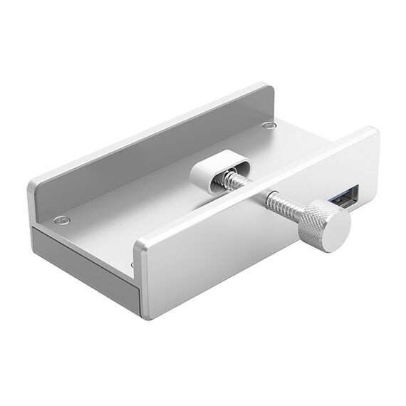 Orico MH4PU Hub Clamp-Mounted 4x USB-A 3.0 - Silver | Techbox
