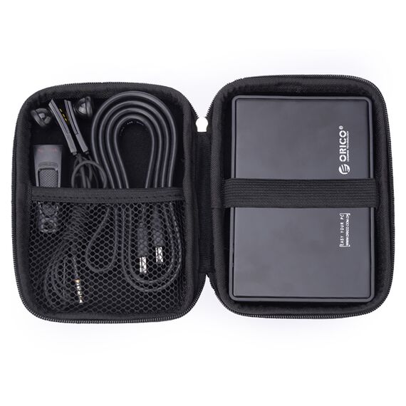 Orico PHD-25 protective case for a 2.5" portable drive - black | Techbox