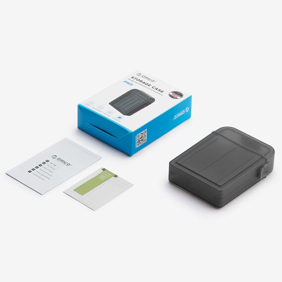 Orico PPH-25 protective case 2.5" disk box - semi-transparent, gray | Techbox
