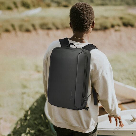 Wozinsky Premium 15.6'' Laptop Backpack/Bag with Strap - Black - Tablet Accessories - Tablet PC & Accessories - Techbox