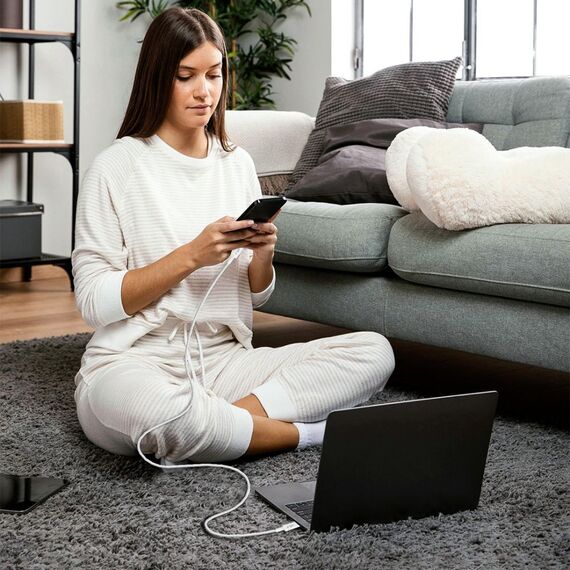 Cable Tech-Protect Ultraboost Lite USB-C PD60W/3A 200 cm - gray - Cables & Adapters - Cables & Accessories - Techbox
