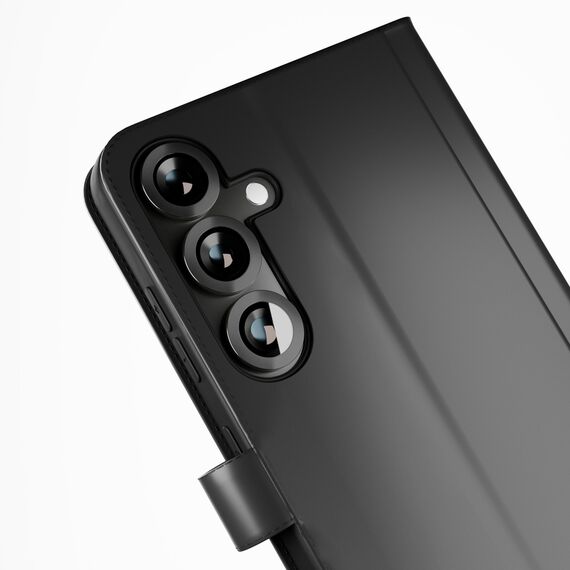 Puro Booklet Case with Flip and Wallet for Samsung Galaxy S25 - Black - Uncategorized Cases (2) - Cases - Techbox