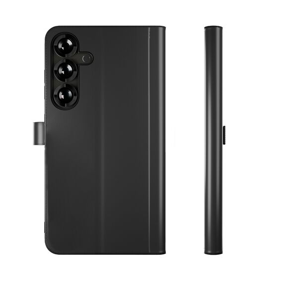 Puro Booklet Case with Flip and Wallet for Samsung Galaxy S25 - Black - Uncategorized Cases (2) - Cases - Techbox