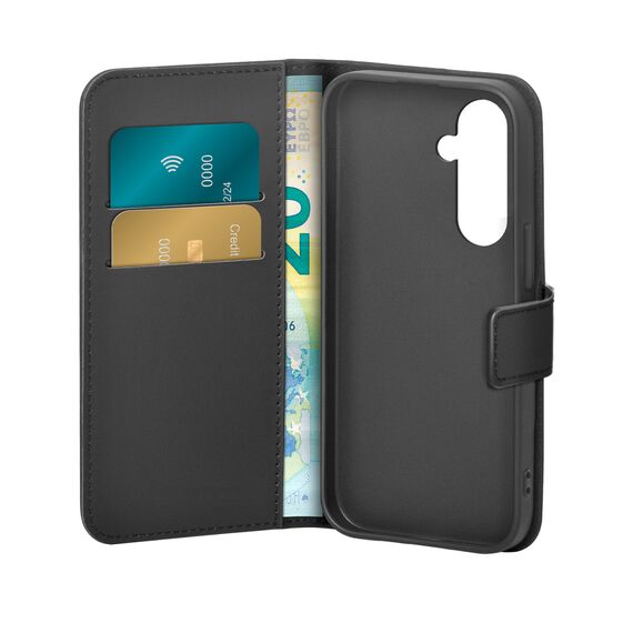 Puro Booklet Case with Flip and Wallet for Samsung Galaxy S25+ - Black - Uncategorized Cases (2) - Cases - Techbox