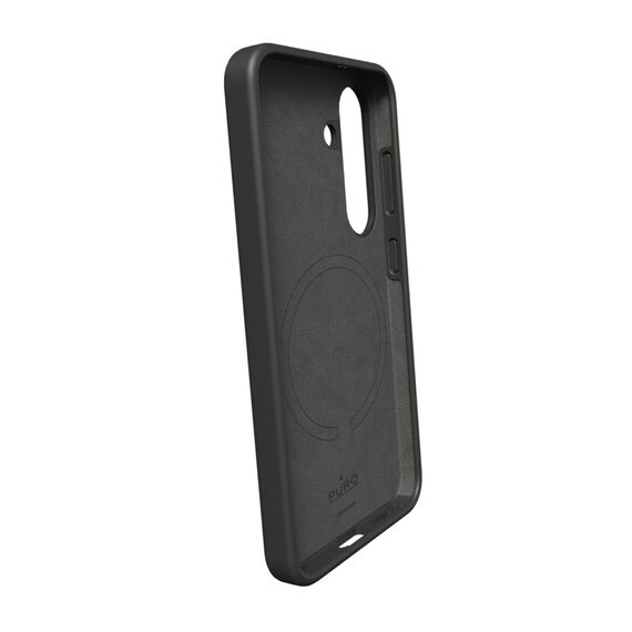 Puro Icon Mag Silicone Case with MagSafe for Samsung Galaxy S25 - Black - Uncategorized Cases (2) - Cases - Techbox