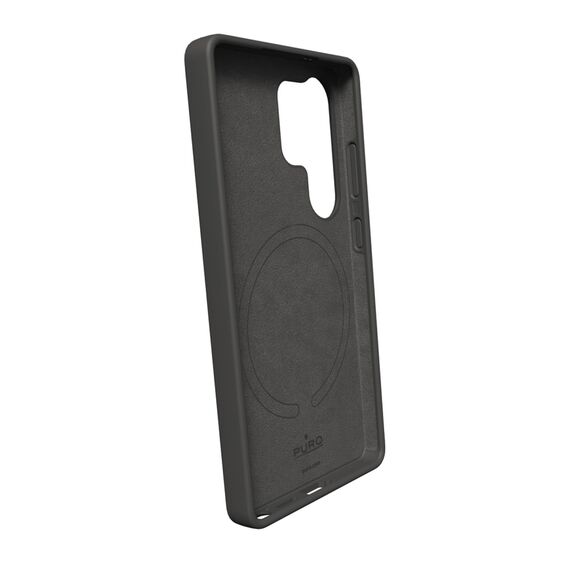 Puro Icon Mag Silicone Case with MagSafe for Samsung Galaxy S25 Ultra - Black | Techbox
