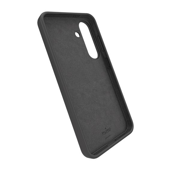 Puro Icon Silicone Case for Samsung Galaxy S25 - Black - Uncategorized Cases (2) - Cases - Techbox