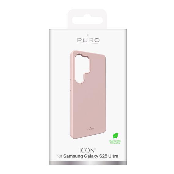 Puro Icon Silicone Case for Samsung Galaxy S25 Ultra - Pink - Uncategorized Cases (2) - Cases - Techbox