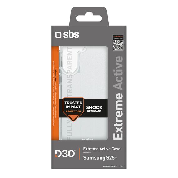 SBS D3O Case for Samsung Galaxy S25+ - Transparent - Uncategorized Cases (2) - Cases - Techbox